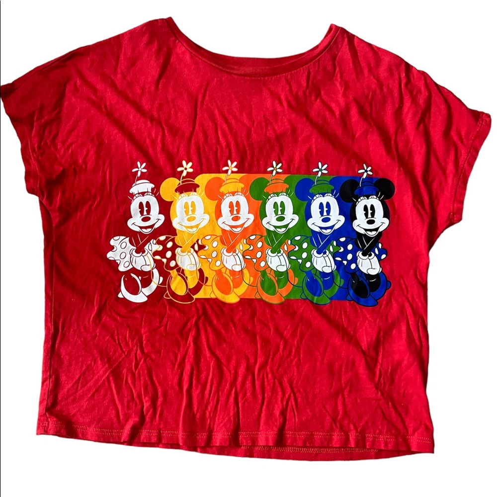 Minnie Mouse Rainbow Tee